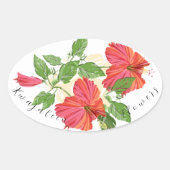 Kwaj Flower Sticker (Voorkant)