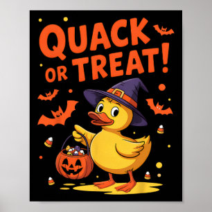 Kwak of trakteer grappige rubberen eend Duckie Hal Poster