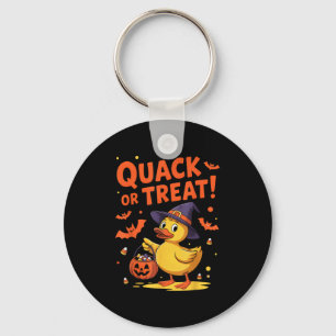 Kwak of trakteer grappige rubberen eend Duckie Hal Sleutelhanger
