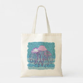 Kwakende kwal tote bag (Achterkant)