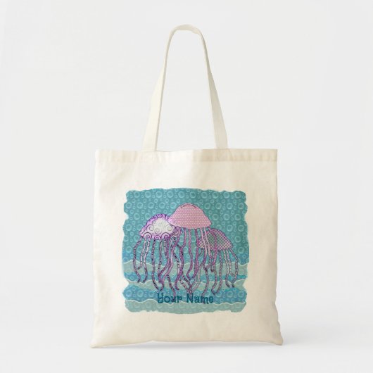 Kwakende kwal tote bag (Voorkant)