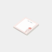 Kwakkelende kwal post-it® notes (Schuin)