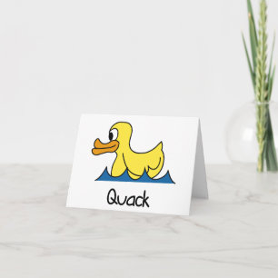 Kwakzalvers notecards kaart