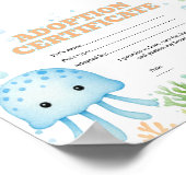 Kwal adopteert een huisdiercertificaat poster (Hoek)