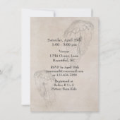 kwal Baby shower Beach Uitnodiging (Achterkant)