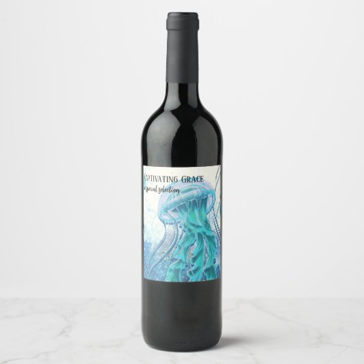 kwal | Captivatie van Grace Artsy-fles Wijn Etiket (Voorkant)