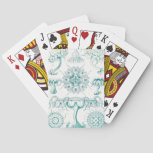 Kwal, Discomedusae door Ernst Haeckel Pokerkaarten