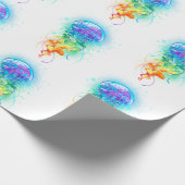 Kwal met regenboogkleuren cadeaupapier (Hoek)