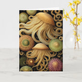 kwal | Modern Haeckel Greeting Kaart (Gele Bloem)