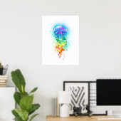 Kwal regenboog poster (Thuiskantoor)