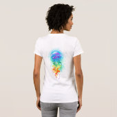 Kwal regenboog t-shirt (Achterkant volledig)