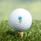 Kwal van de regenboog golfballen (Insitu Shirt)