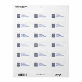 Kwaliteit Adresetiketten Etiket (Full Sheet)