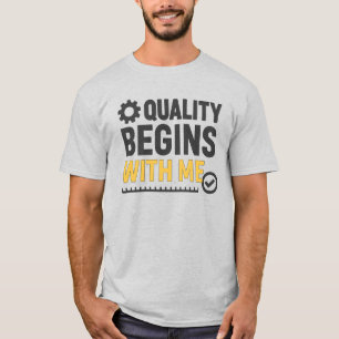 Kwaliteit Begint Bij Mij Positieve Werkcultuur T-shirt