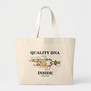 Kwaliteit DNA Inside (DNA-replicatie) Grote Tote Bag