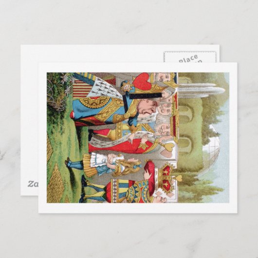 KWALITEIT EN KONINGIN VAN DE HOORZITTING BRIEFKAART (Voorkant / Achterkant)