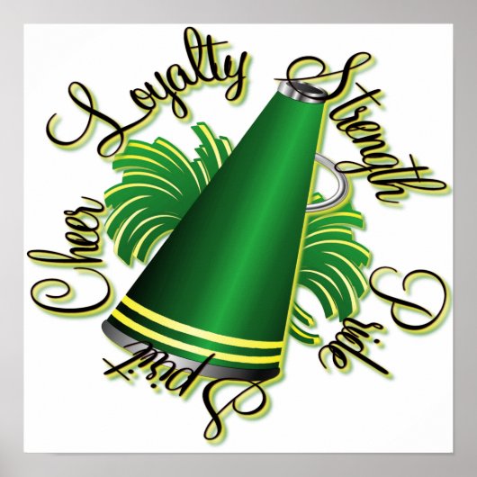 Kwaliteit groen en geel poster (Voorkant)