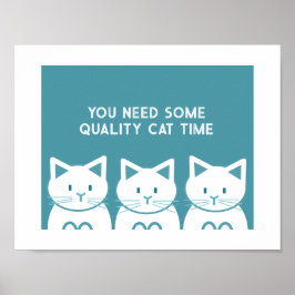 Kwaliteit Kattentijd Poster