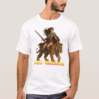 Kwaliteit ontworpen T-shirt om de krijger in uit t