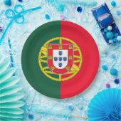 Kwaliteit Portugese vlag Papieren Bordje (Feest)