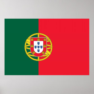 Kwaliteit Portugese vlag Poster