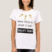 Kwaliteit Spullen | T-shirt (Voorkant)