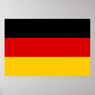 Kwaliteit van de Duitse vlag Poster