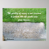 KWALITEIT VAN DE MERCY-druk Poster (Voorkant)