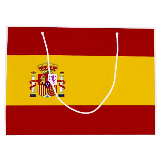 Kwaliteit van de Spaanse vlag Large Cadeauzakje (Achterkant)