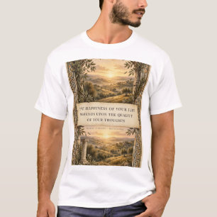 Kwaliteit van je Gedachten — Aurelius Stoïcijns T- T-shirt