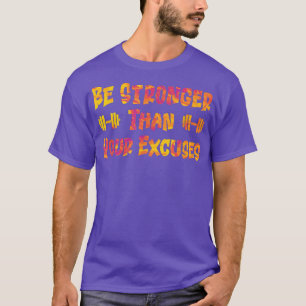 Kwaliteit van werkenden Motivatie van gym voor man T-shirt