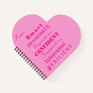Kwaliteiten van Grote Vrouwen Roze Notitieboek