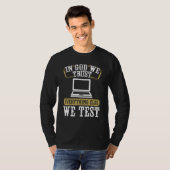 Kwaliteitsborging QA Engineering Code Testen Ontwi T-shirt (Voorkant volledig)