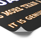 Kwaliteitscitaten, kwaliteit is meer dan een belof poster (Hoek)