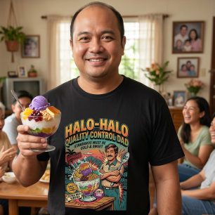 Kwaliteitscontrole Halo-Halo Filipijnse Papa Vader T-shirt