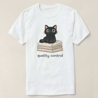 Kwaliteitscontrole Kat Design Wasmachine T-shirt