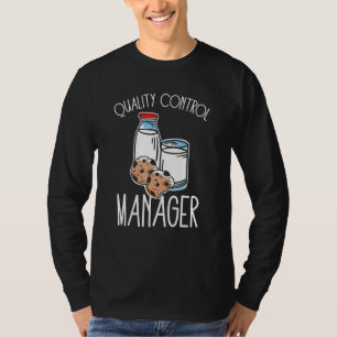 Kwaliteitscontrole Manager Voedselveiligheid Melk T-shirt