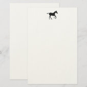 kwaliteitsschrijfpapier met paardenkalveren logo briefpapier (Voorkant / Achterkant)