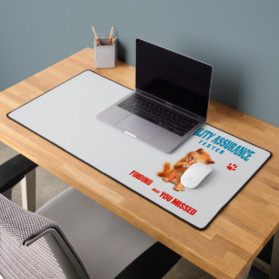 Kwaliteitstester Kat Humor Bureaumat