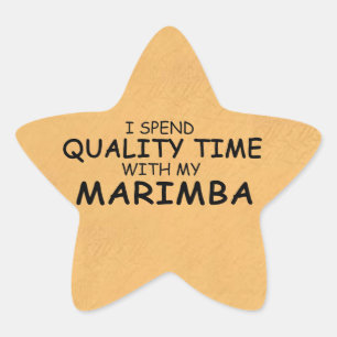 Kwaliteitstijd Marimba Star-Sticker Ster Sticker