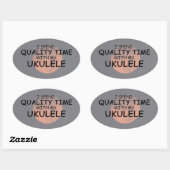 Kwaliteitstijd Ovale Sticker (Vel)