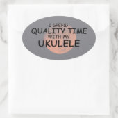 Kwaliteitstijd Ovale Sticker (Tas)