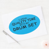 Kwaliteitstijd Trommel Ovaal Sticker instellen (Envelop)