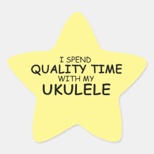 Kwaliteitstijd Ukulele Star-Sticker Ster Sticker