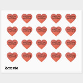 Kwaliteitstijd Xylophone Heart Sticker (Vel)
