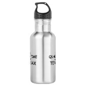 Kwaliteitstijdspanner Sax Waterfles (Achterkant)