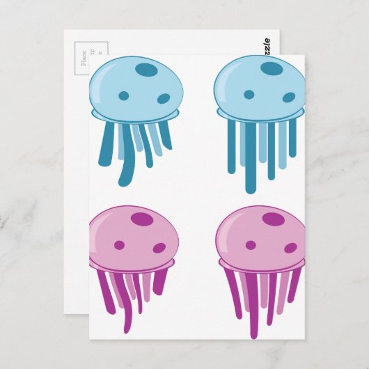 kwallen briefkaart (Voorkant / Achterkant)