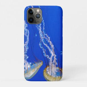 kwallen in blauw water iPhone 11 pro hoesje