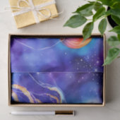 Kwallen in de oceaan abstract tissuepapier (Geschenk)