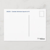 kwallen in het aquarium briefkaart (Achterkant)